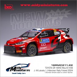 A venir ! IXO 1/18 Yaris Rally2 - Latvala - Finlande 2024