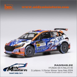 Précommande IXO 1/43 I20 N Rally2 - S. Lefebvre - Ypres 2024