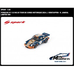 Spark 1/43 Porsche 911 - J. Verstappen - Tour de Corse Historique 2024
